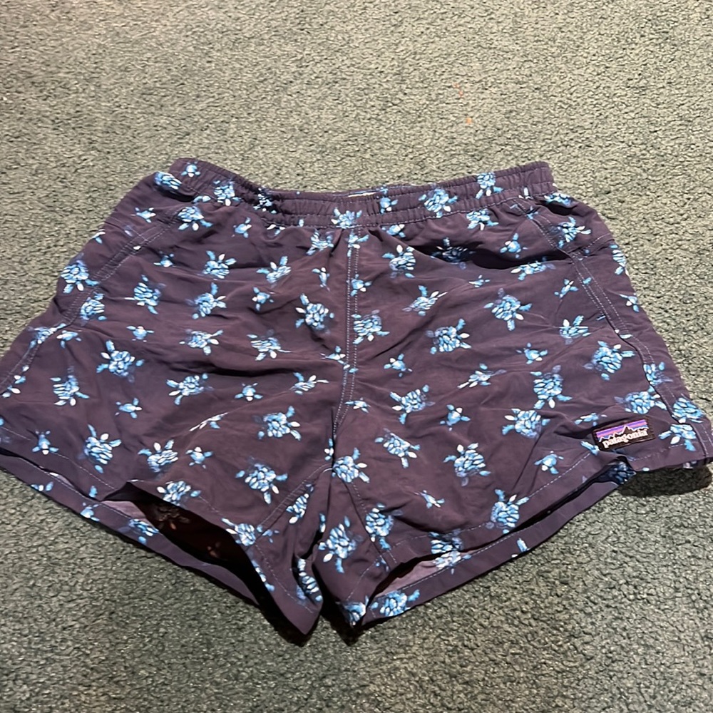 Patagonia recycled nylon drawstring shorts xs